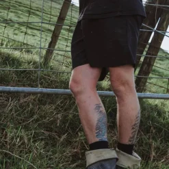 Lamington Mens Crew Merino Socks - Rib