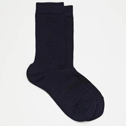 Lamington Mens Crew Merino Socks - Rib