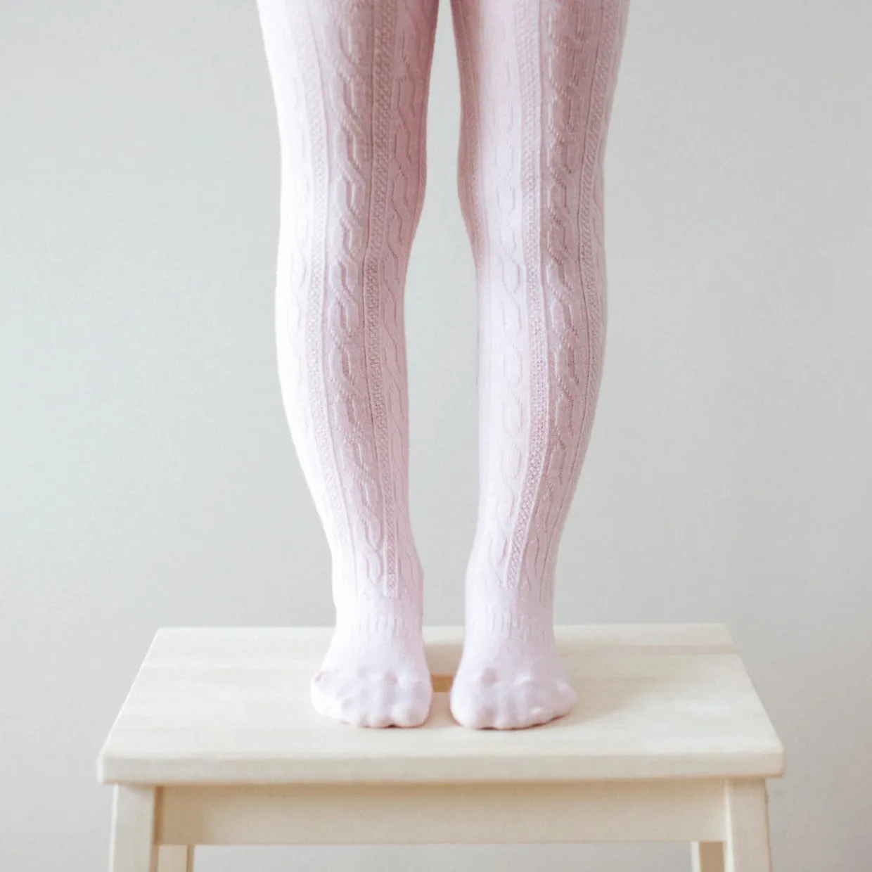 Lamington Merino Tights - Cable