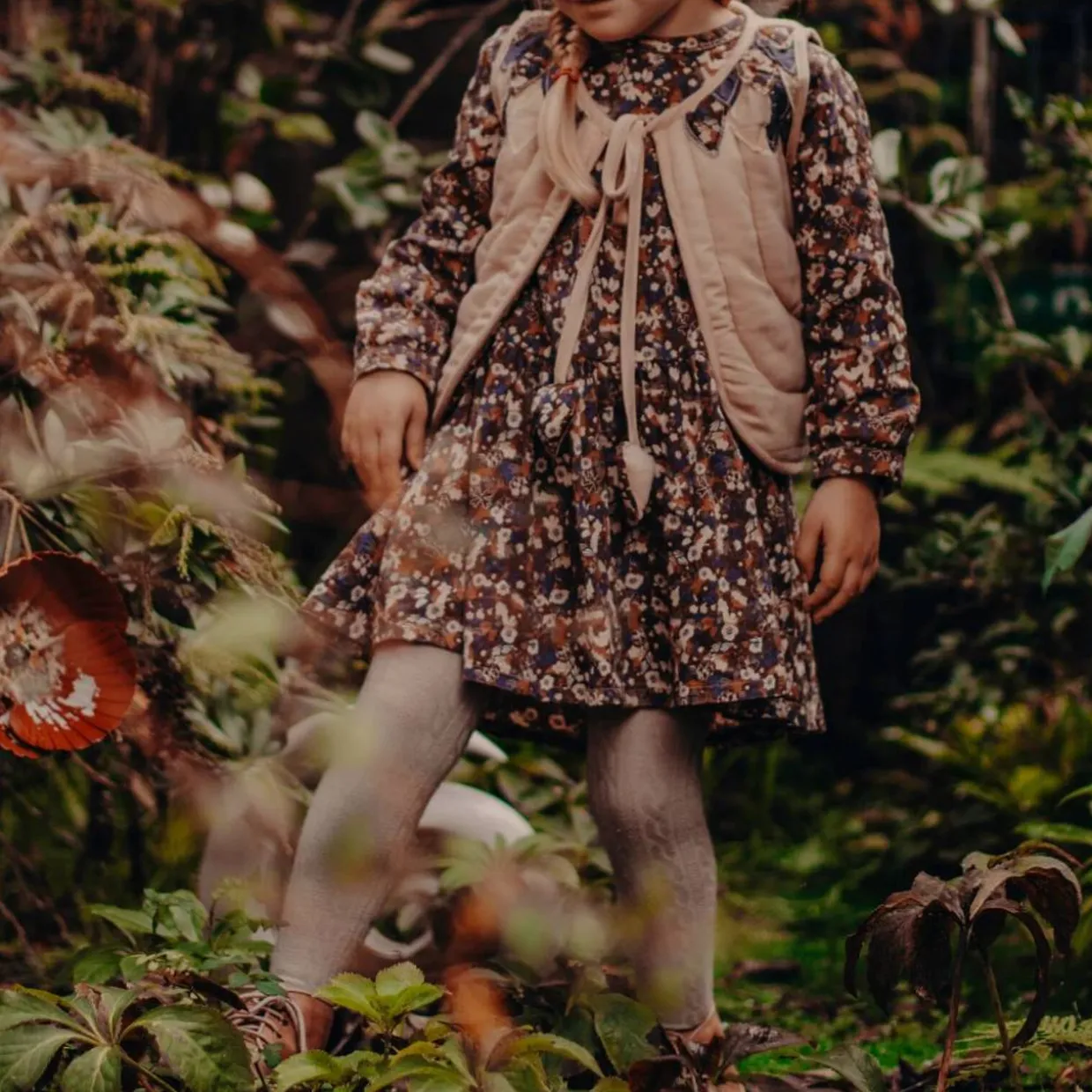 Lamington Merino Tights - Cable