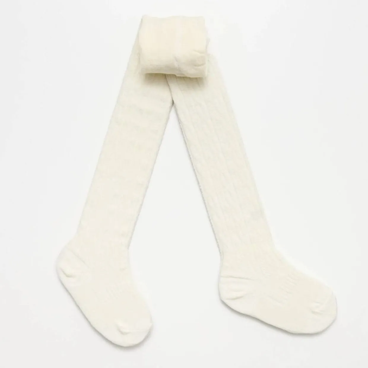 Lamington Merino Tights - Cable