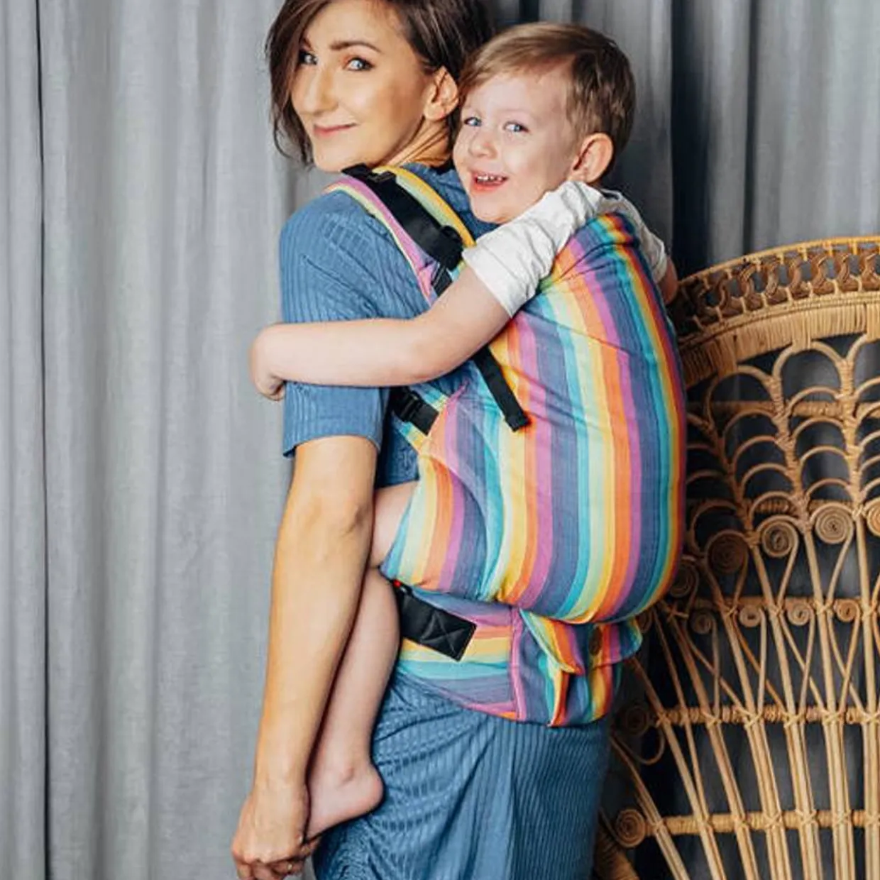 Lenny Preschool Carrier - Broken Twill