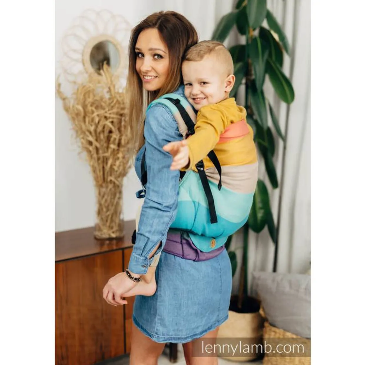 Lenny Preschool Carrier - Broken Twill