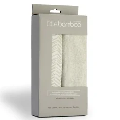 Little Bamboo Jersey Fitted Bassinet Sheet 2 Pack