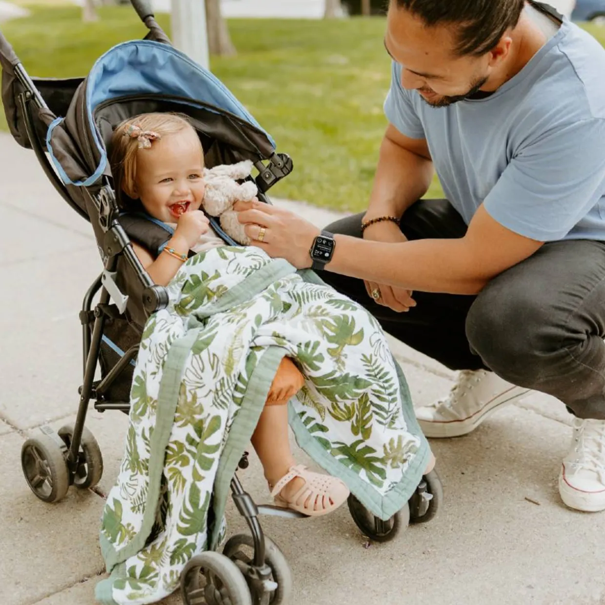 Little Unicorn Cotton Muslin Baby Blanket - Clearance