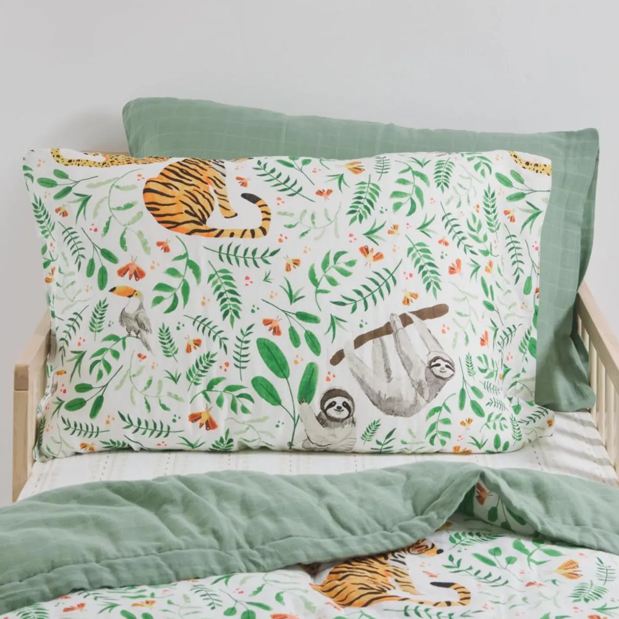 Little Unicorn Cotton Muslin Pillowcase 2pk