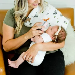 Little Unicorn Muslin Burp Cloth 2 Pack