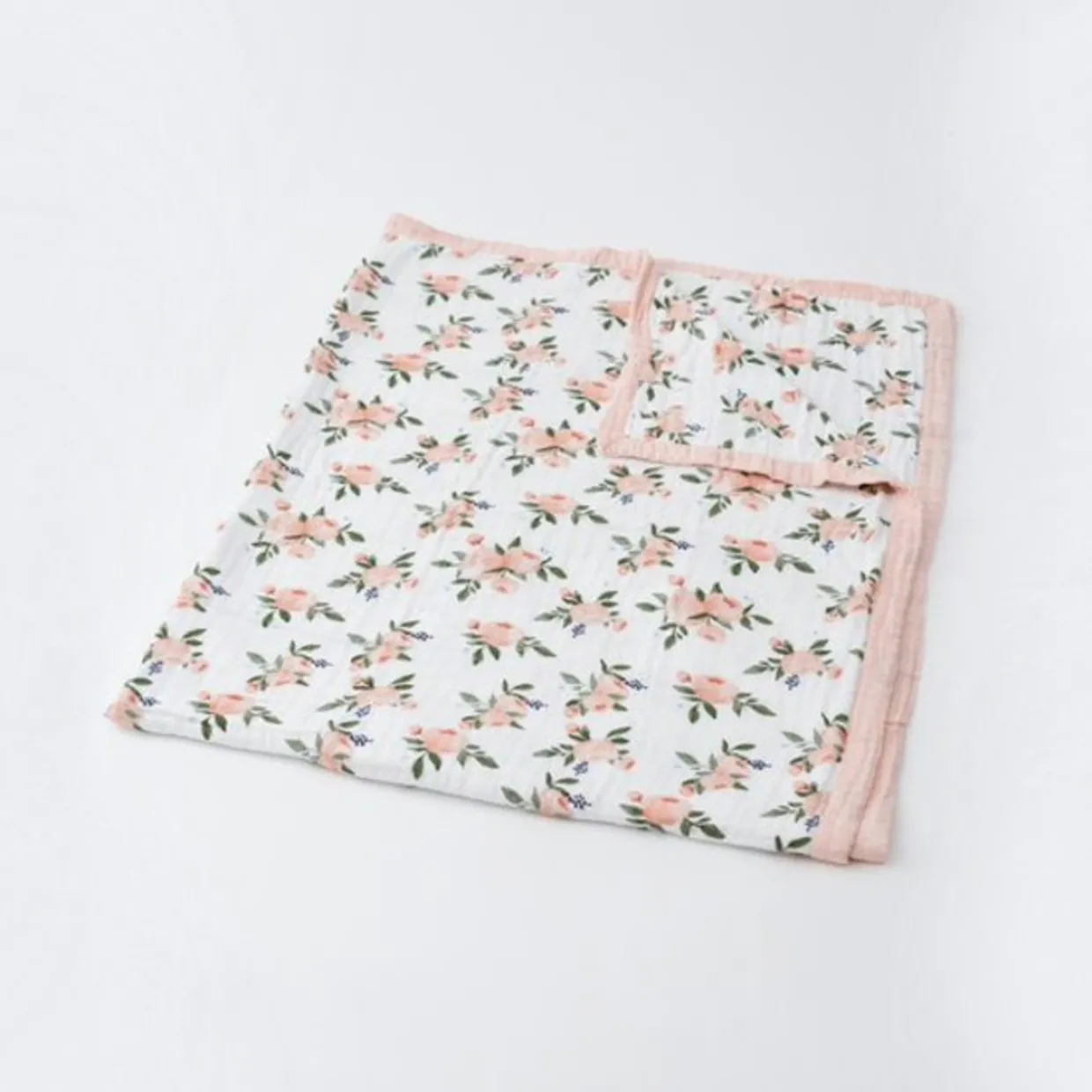 Little Unicorn Muslin Quilted Throw Blanket