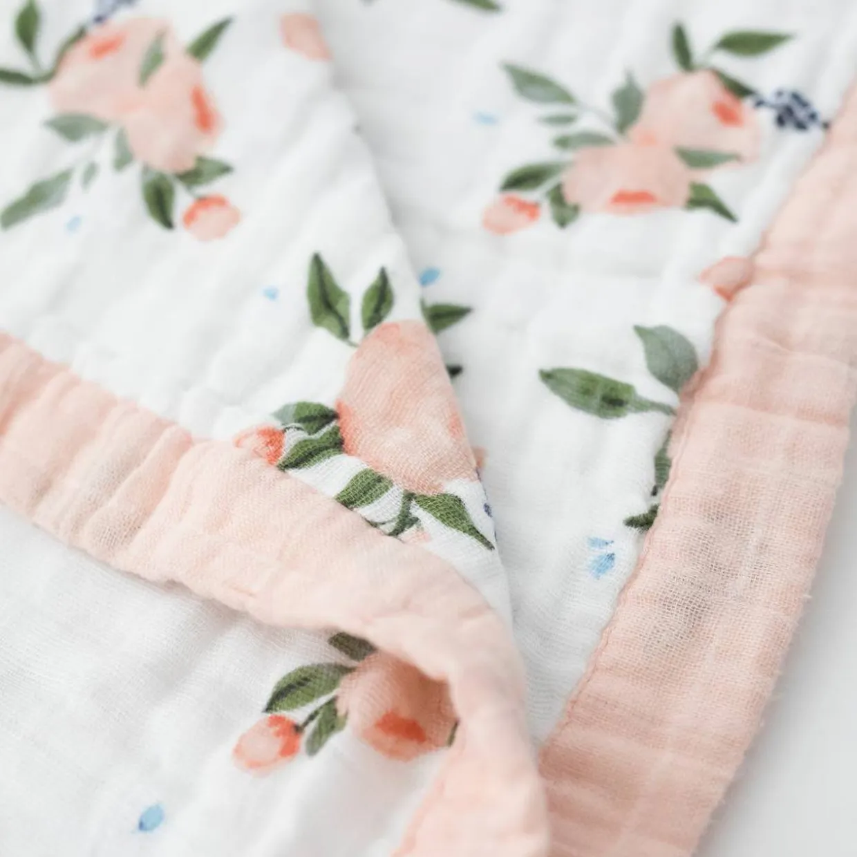 Little Unicorn Muslin Quilted Throw Blanket