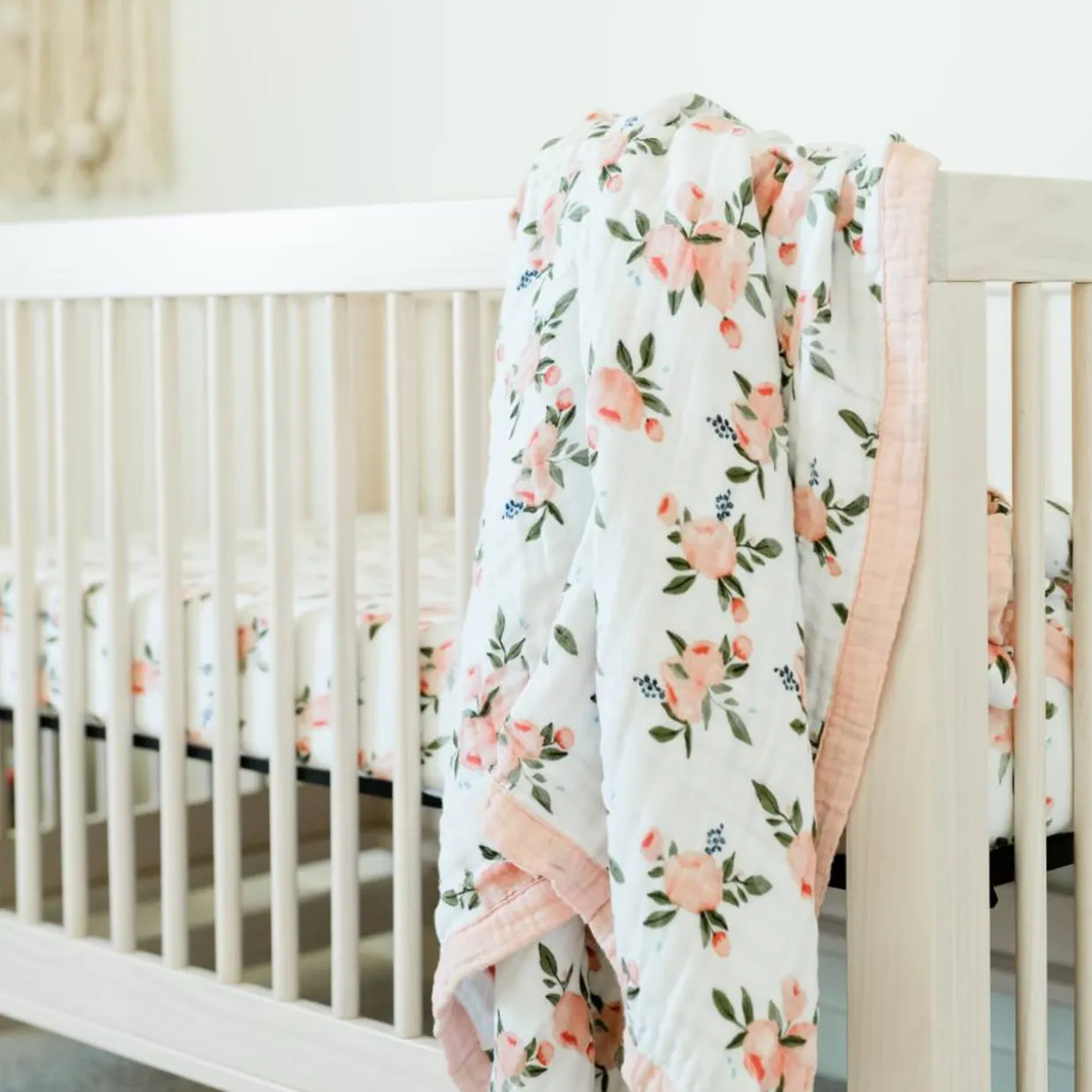 Little Unicorn Muslin Quilted Throw Blanket