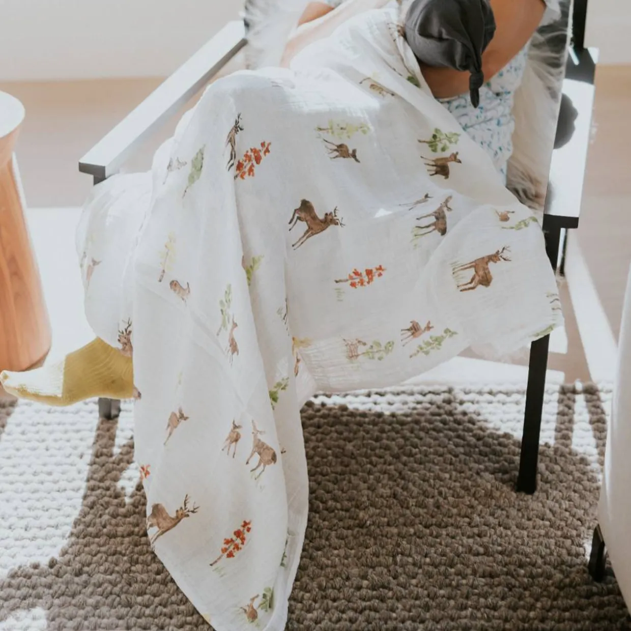 Little Unicorn Single Cotton Muslin Swaddle - Clearance