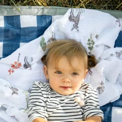 Little Unicorn Single Cotton Muslin Swaddle - Clearance