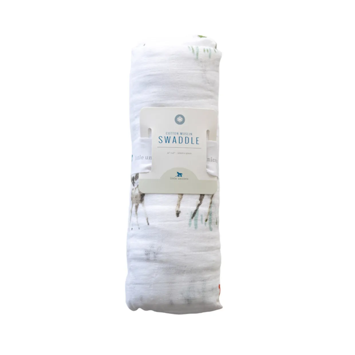 Little Unicorn Single Cotton Muslin Swaddle - Clearance