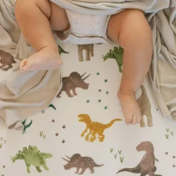 Little Unicorn Stretch Knit Fitted Cot Sheet