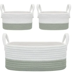Living Textiles Cotton Rope 3pc Storage