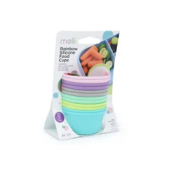 Melii Rainbow Silicone Food Cups