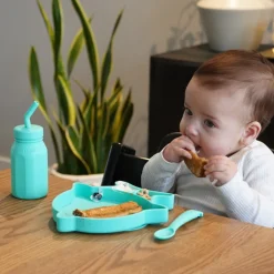 Melii Silicone 5 Piece Feeding Gift Set - Shark