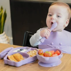 Melii Silicone 5 Piece Feeding Gift Set - Cat