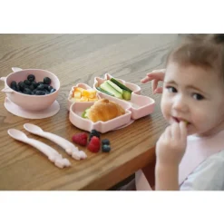 Melii Silicone 5 Piece Feeding Gift Set - Unicorn