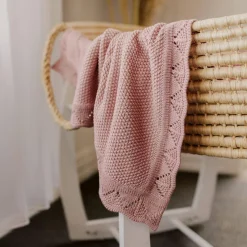 Mod & Tod Scalloped Edge Heirloom Blanket