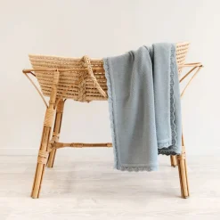 Mod & Tod Scalloped Edge Heirloom Blanket