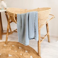 Mod & Tod Scalloped Edge Heirloom Blanket