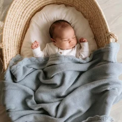 Mod & Tod Scalloped Edge Heirloom Blanket