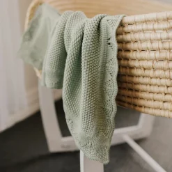 Mod & Tod Scalloped Edge Heirloom Blanket