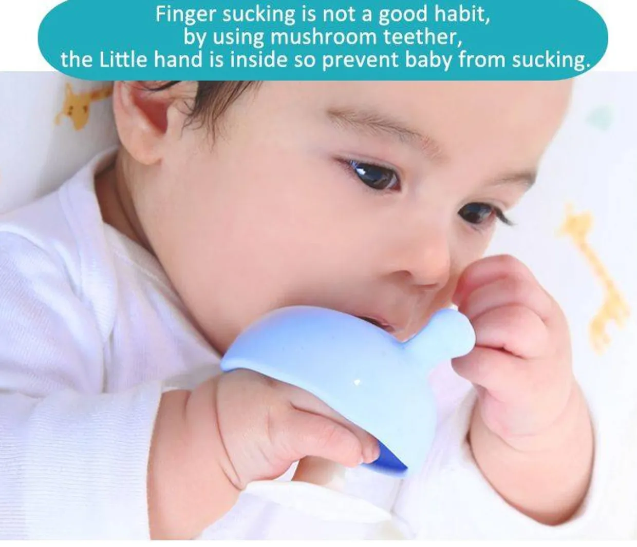 Mombella Soothing Mushroom Teether