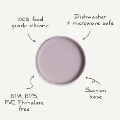Mushie Classic Silicone Suction Plate