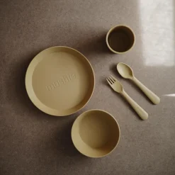 Mushie Dinnerware Round Bowl 2pc