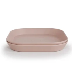 Mushie Dinnerware Square Plate 2pc