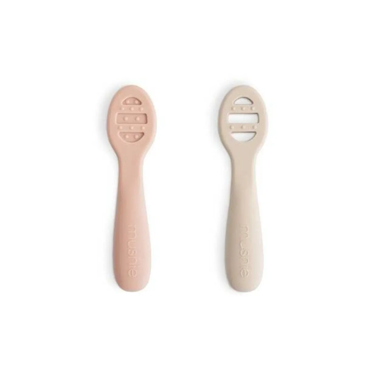 Mushie First Feeding Baby Spoons 2pk