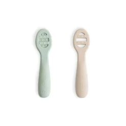 Mushie First Feeding Baby Spoons 2pk