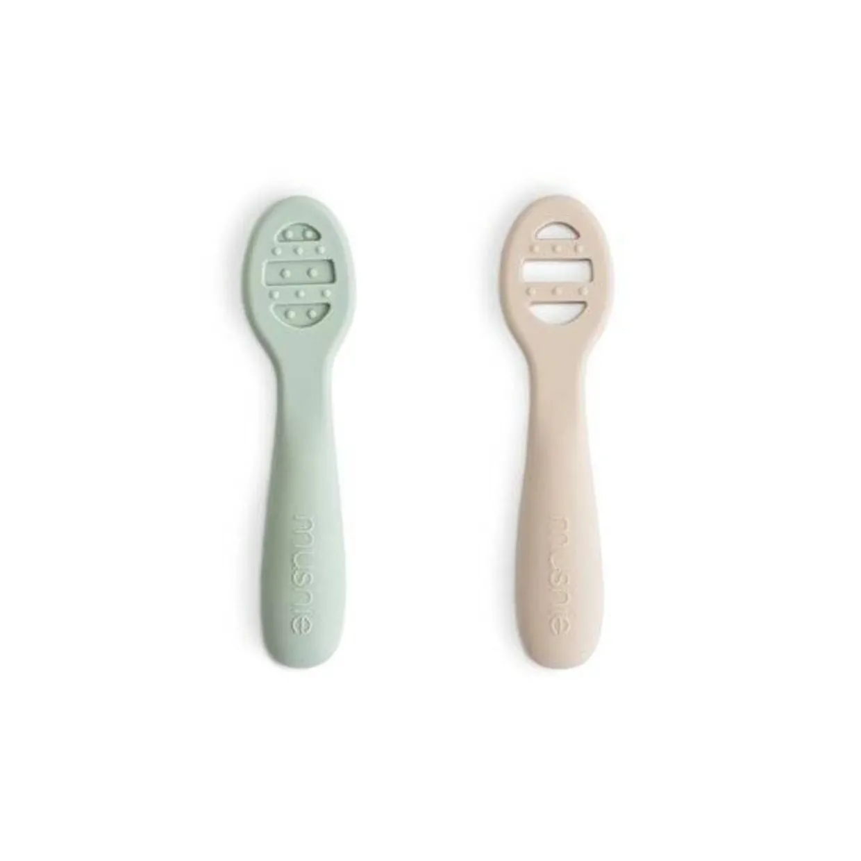 Mushie First Feeding Baby Spoons 2pk