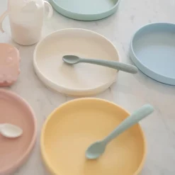 Mushie Silicone Feeding Spoons 2pk