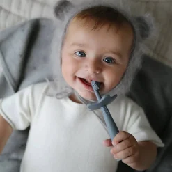 Mushie Silicone Star Training Toothbrush