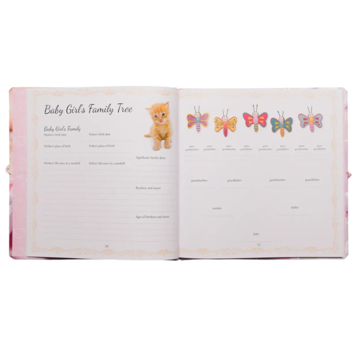 My Baby Record Book PINK with Nursery Rhymes