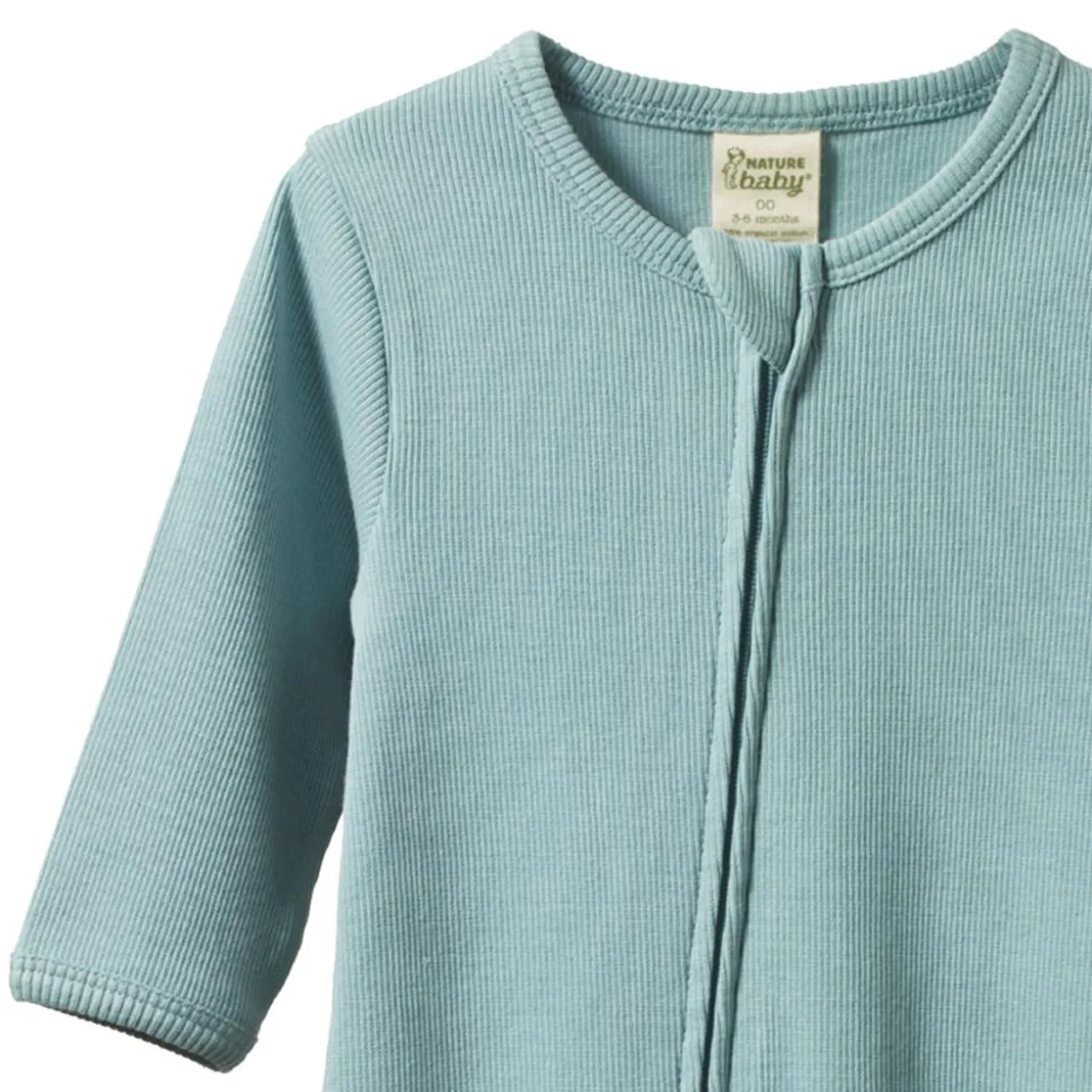 Nature Baby Cotton Rib Dreamlands Zipsuit