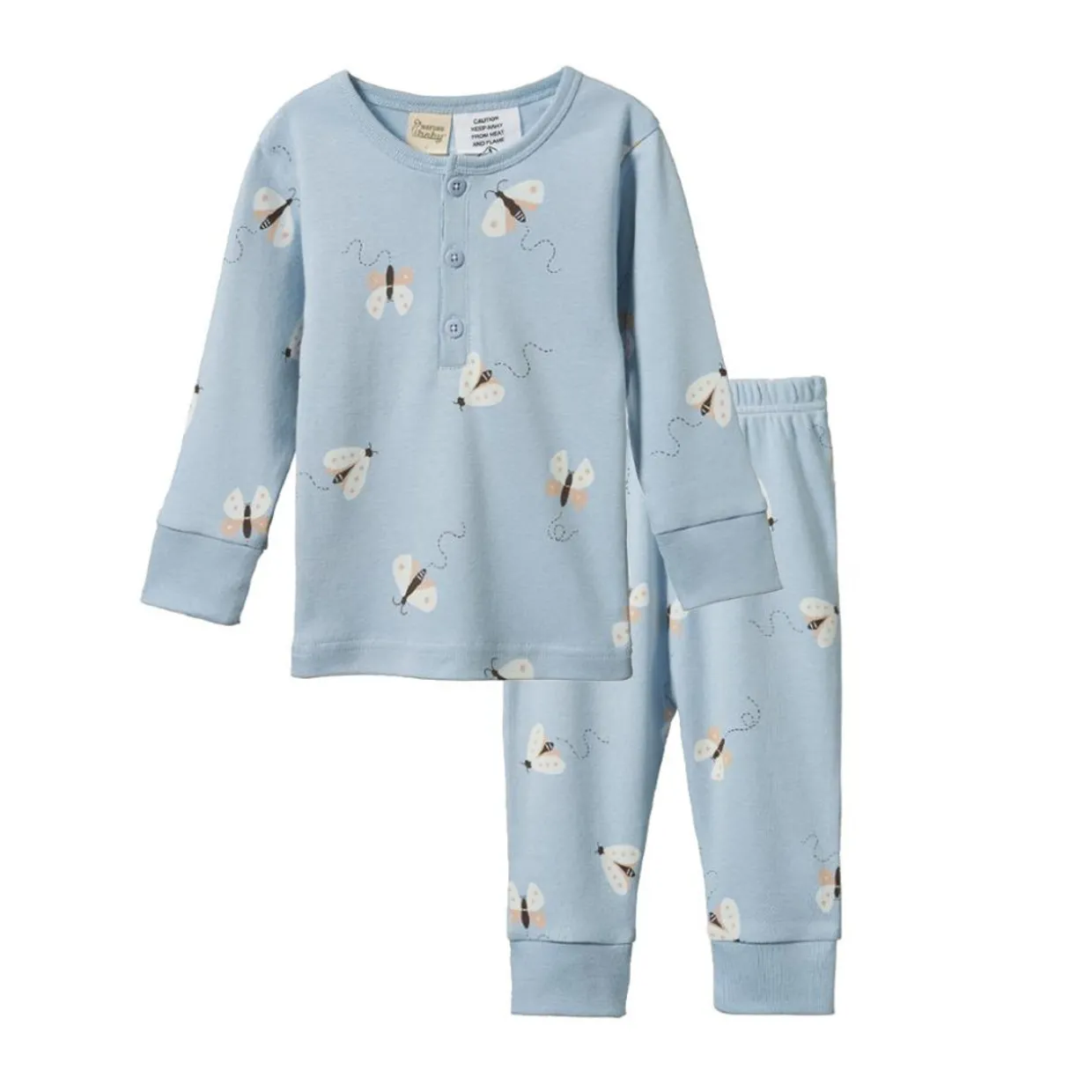 Nature Baby Long Sleeve Rib Pyjamas