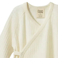Nature Baby Merino Kimono Pointelle Stretch & Grow