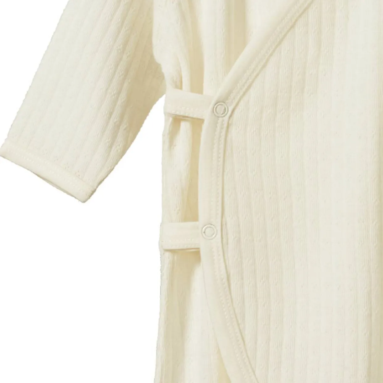 Nature Baby Merino Kimono Pointelle Stretch & Grow