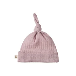 Nature Baby Merino Pointelle Knotted Beanie