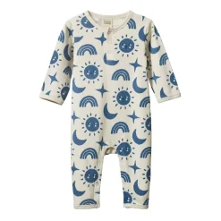Nature Baby Organic Cotton Henley Pyjama Suit