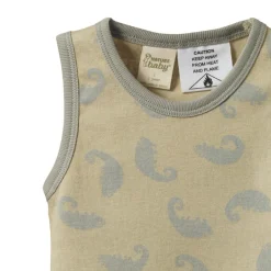 Nature Baby Organic Cotton Singlet Pyjama Set