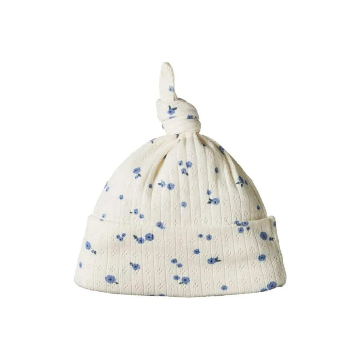Nature Baby Pointelle Knotted Beanie