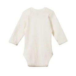 Nature Baby Pointelle Long Sleeve Bodysuit