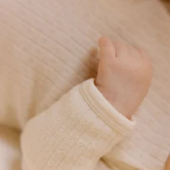 Nature Baby Pointelle Merino Essentials Gown