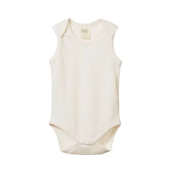 Nature Baby Pointelle Singlet Bodysuit