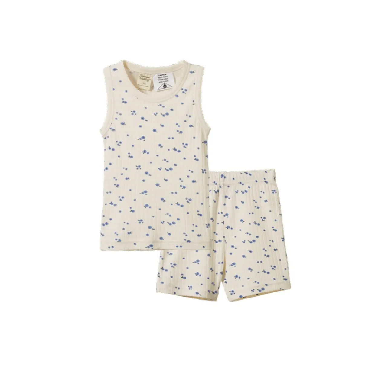 Nature Baby Pointelle Singlet Pyjama Set